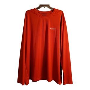 Alaskan Hardgear tee shirt crew neck long sleeve 2XL red lightweight